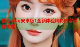 糖心vlog安卓版1全新体验精彩内容尽在掌握