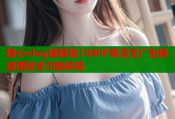 糖心vlog破解版1080P高清无广告极速播放全功能体验