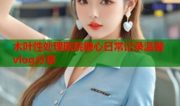 木叶性处理医院糖心日常记录温馨vlog分享