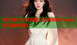柚子猫COS甘雨糖心日常精彩Vlog分享与趣味体验