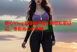 糖心Vlog主播魅力榜：解锁私密日记，零距离心动体验