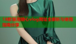 18款禁用糖心vlog网址全解析与使用指南分享