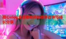 糖心vlog金善雅教师的教学故事与成长分享