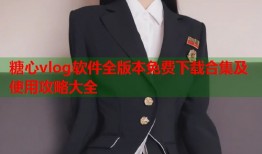 糖心vlog软件全版本免费下载合集及使用攻略大全