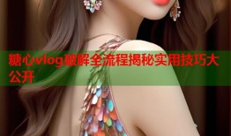 糖心vlog破解全流程揭秘实用技巧大公开