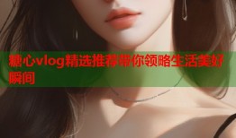 糖心vlog精选推荐带你领略生活美好瞬间