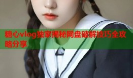 糖心vlog独家揭秘网盘破解技巧全攻略分享
