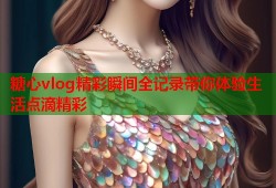 糖心vlog精彩瞬间全记录带你体验生活点滴精彩
