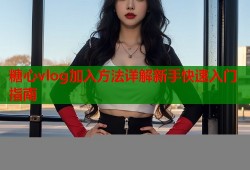 糖心vlog加入方法详解新手快速入门指南