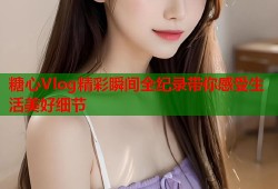 糖心Vlog精彩瞬间全纪录带你感受生活美好细节