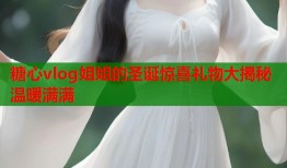 糖心vlog姐姐的圣诞惊喜礼物大揭秘温暖满满