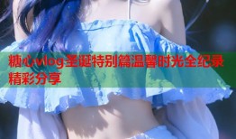 糖心vlog圣诞特别篇温馨时光全纪录精彩分享