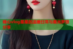 糖心vlog星星的温暖日常与星光梦想分享