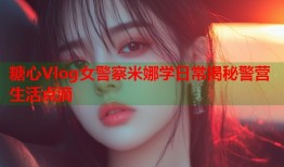 糖心Vlog女警察米娜学日常揭秘警营生活点滴