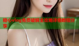 糖心vlog免费破解全攻略详细教程分享