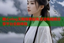糖心vlog无限观看版高清流畅视频分享平台全新体验