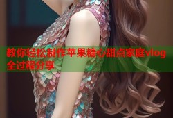 教你轻松制作苹果糖心甜点家庭vlog全过程分享