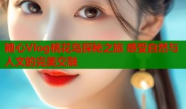 糖心Vlog桃花岛探秘之旅 感受自然与人文的完美交融