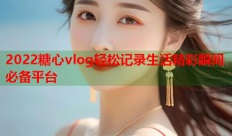 2022糖心vlog轻松记录生活精彩瞬间必备平台