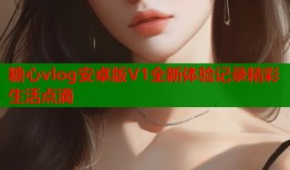 糖心vlog安卓版V1全新体验记录精彩生活点滴