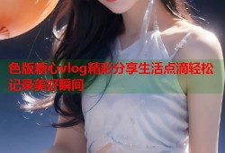 色版糖心vlog精彩分享生活点滴轻松记录美好瞬间