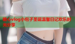 糖心vlog小包子圣诞温馨日记欢乐时光分享