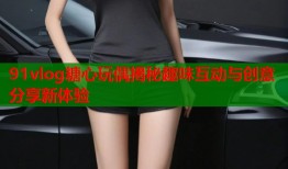 91vlog糖心玩偶揭秘趣味互动与创意分享新体验