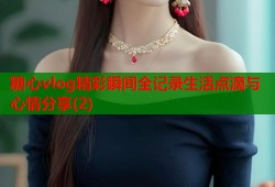 糖心vlog精彩瞬间全记录生活点滴与心情分享(2)