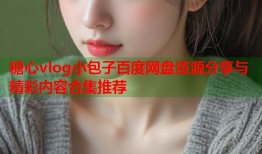 糖心vlog小包子百度网盘资源分享与精彩内容合集推荐