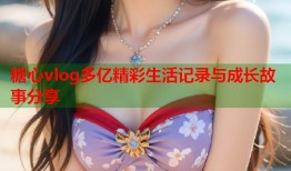 糖心vlog多亿精彩生活记录与成长故事分享