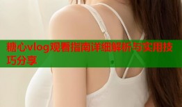 糖心vlog观看指南详细解析与实用技巧分享