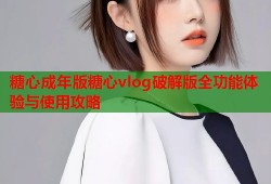 糖心成年版糖心vlog破解版全功能体验与使用攻略