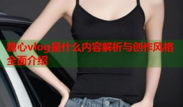 糖心vlog是什么内容解析与创作风格全面介绍