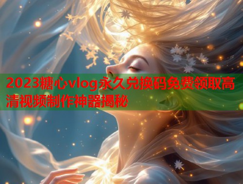 2023糖心vlog永久兑换码免费领取高清视频制作神器揭秘