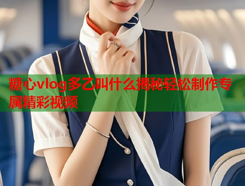 糖心vlog多乙叫什么揭秘轻松制作专属精彩视频