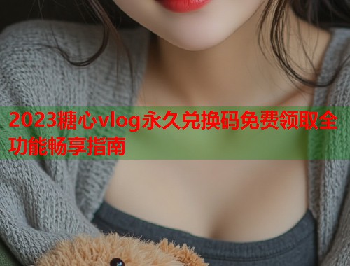 2023糖心vlog永久兑换码免费领取全功能畅享指南