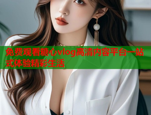 免费观看糖心vlog高清内容平台一站式体验精彩生活