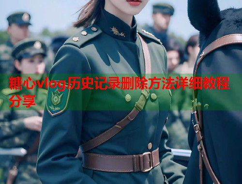 糖心vlog历史记录删除方法详细教程分享
