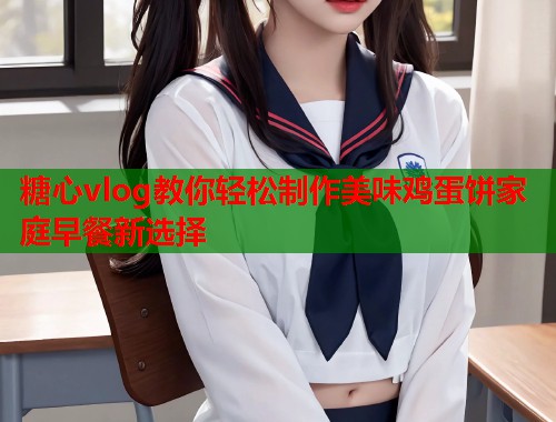 糖心vlog教你轻松制作美味鸡蛋饼家庭早餐新选择