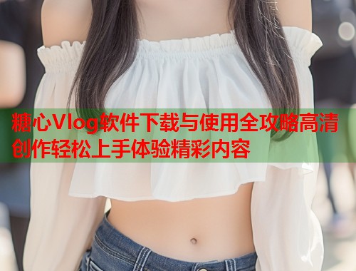 糖心Vlog软件下载与使用全攻略高清创作轻松上手体验精彩内容