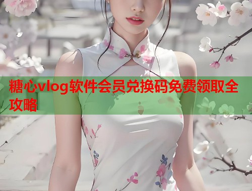糖心vlog软件会员兑换码免费领取全攻略