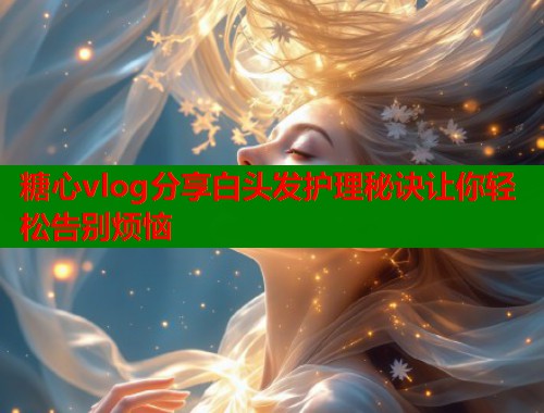 糖心vlog分享白头发护理秘诀让你轻松告别烦恼
