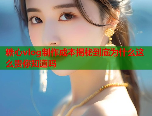 糖心vlog制作成本揭秘到底为什么这么贵你知道吗