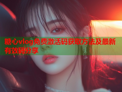 糖心vlog免费激活码获取方法及最新有效码分享