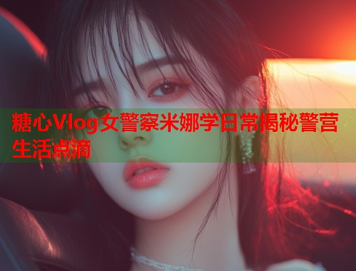 糖心Vlog女警察米娜学日常揭秘警营生活点滴