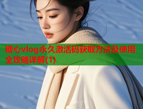 糖心vlog永久激活码获取方法及使用全攻略详解(1)
