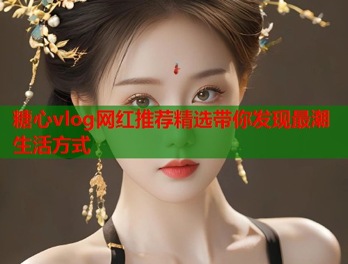 糖心vlog网红推荐精选带你发现最潮生活方式